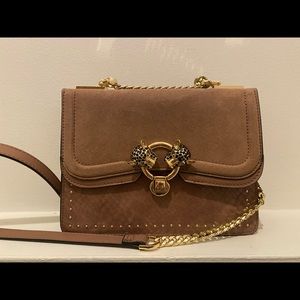 Topshop new collection leopard logo buckle purse